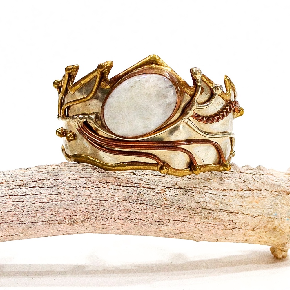 VTG 70's Brutalist Modernist Bangle
